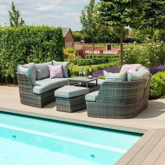 Outdoor Premium Swivel Sofa Set